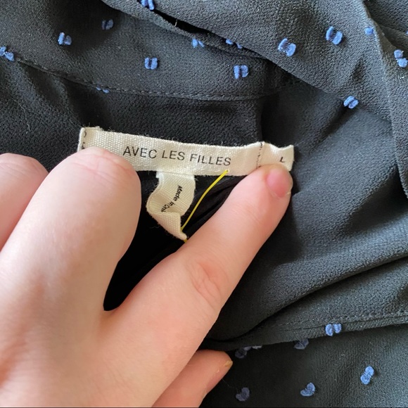 Avec Les Filles • Tieneck Dot Dress - Picture 8 of 9